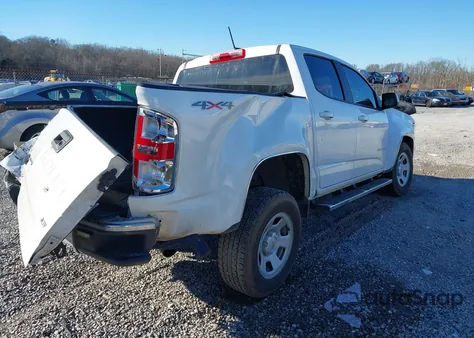 2021 Chevrolet Colorado 4Wd Short Box Wt z USA, uszkodzony, nr VIN 1GCGTBEN2M1127726